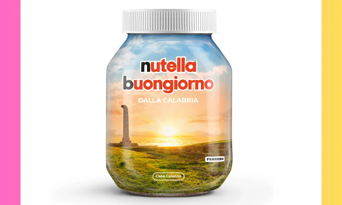 Nutella Buongiorno: il vasetto dedicato alla Calabria celebra Capo Colonna