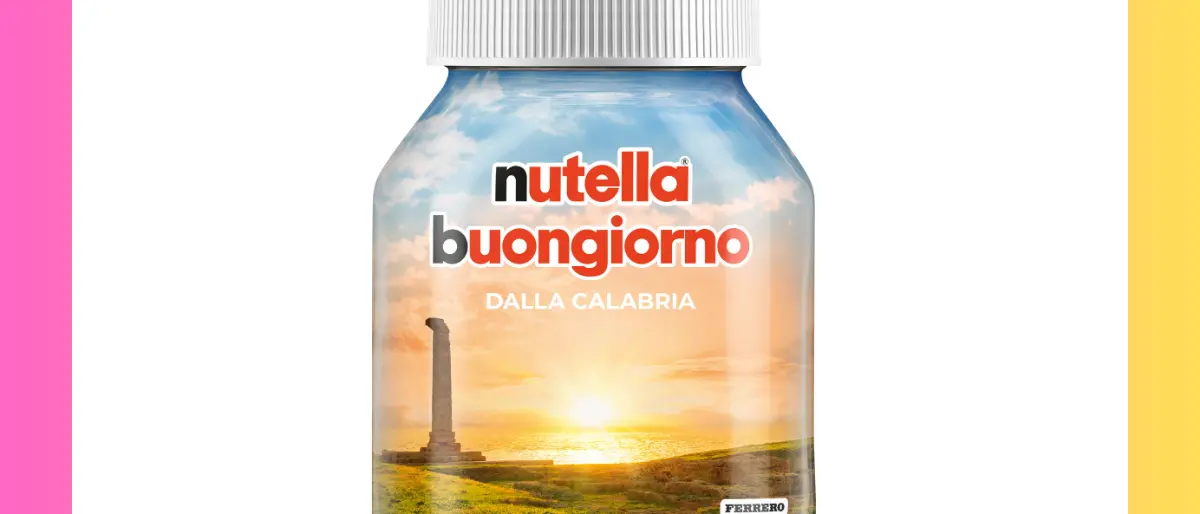 Nutella Buongiorno: il vasetto dedicato alla Calabria celebra Capo Colonna