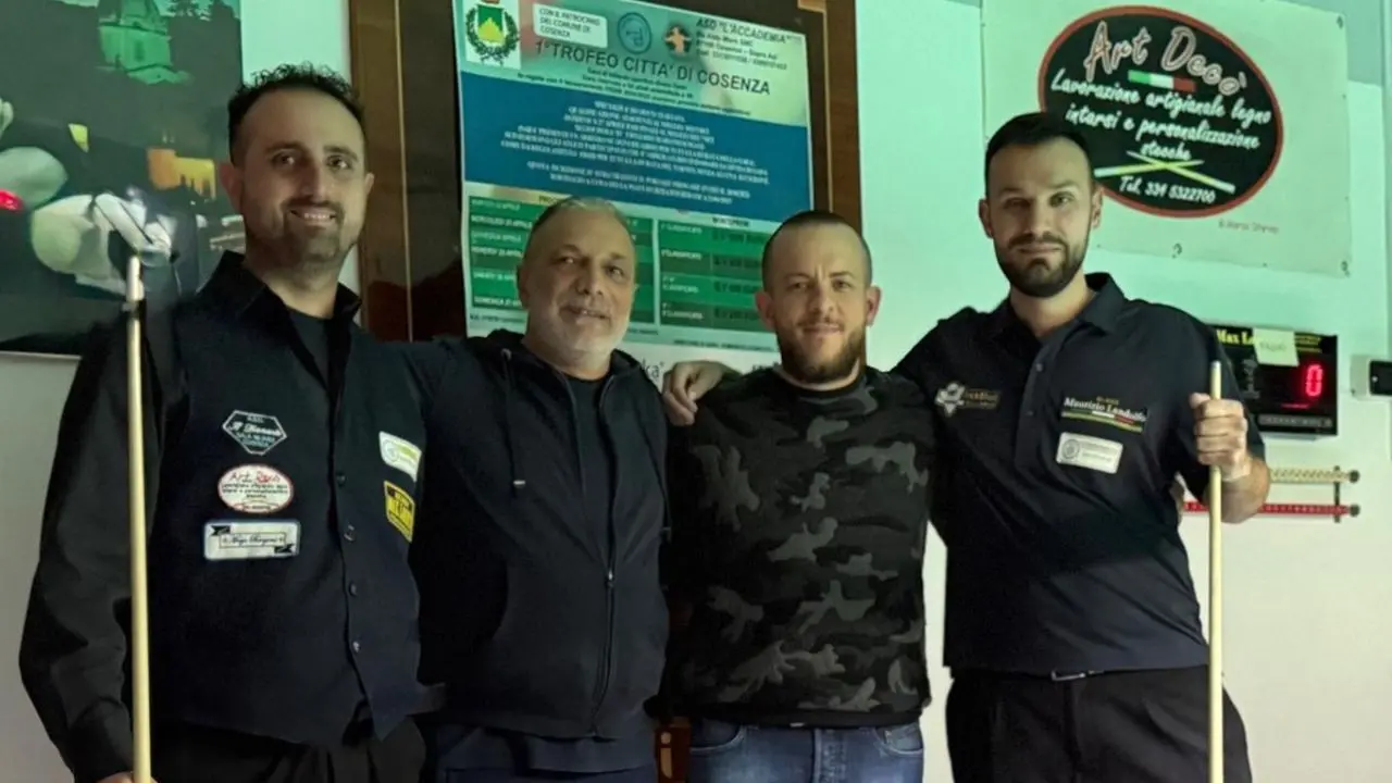Biliardo, Biagio Maceri vince il primo trofeo Città di Cosenza