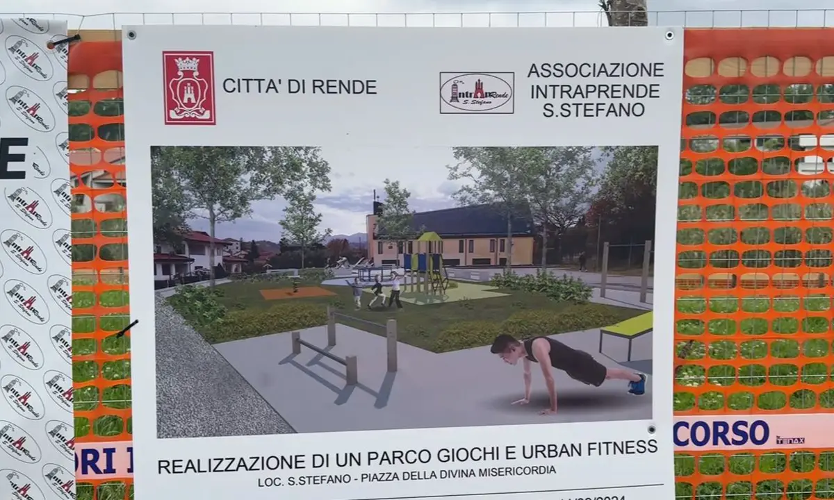 A Rende nasce il Parco Santo Stefano: un progetto inclusivo per il quartiere