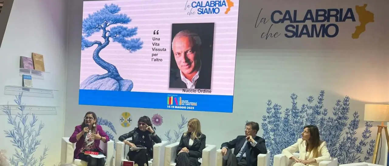 La Calabria al Salone del Libro ricordando Nuccio Ordine: «La sua voce non si è spenta, il suo messaggio non si fermerà»