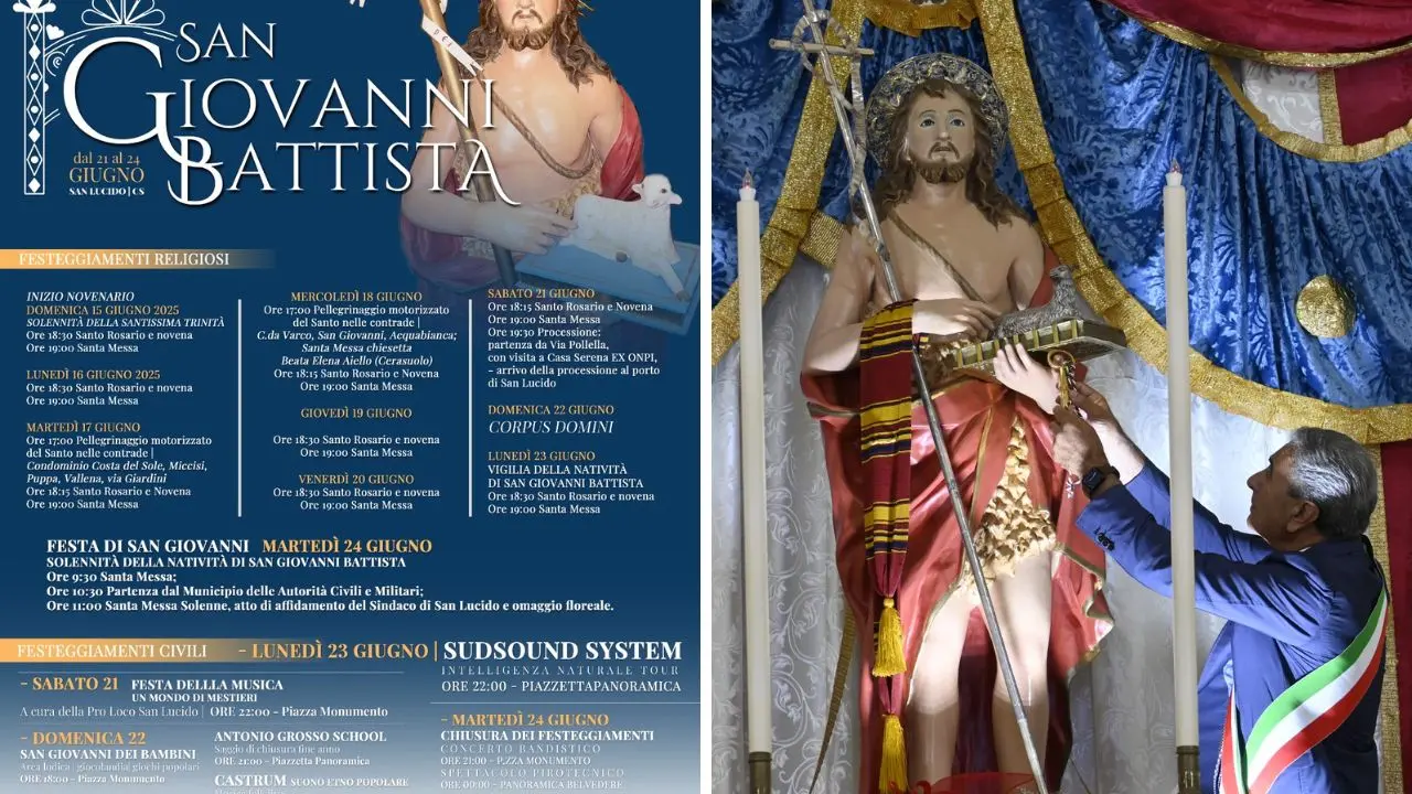 San Lucido onora il Santo Patrono San Giovanni Battista