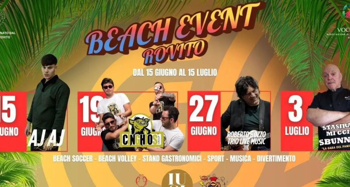 Rovito riscopre il Beach Event: sport, musica e comunità per un’estate all’insegna dell’inclusione