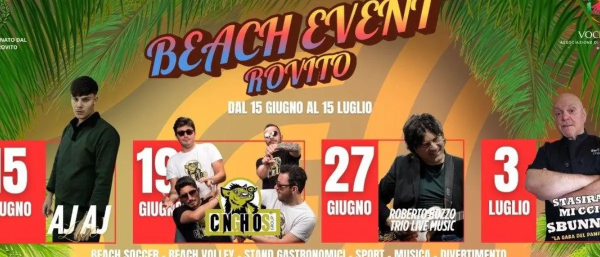 Rovito riscopre il Beach Event: sport, musica e comunità per un’estate all’insegna dell’inclusione