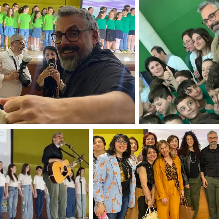 Dario Brunori a Sanremo: il tenero ricordo della scuola Stancati di Rende