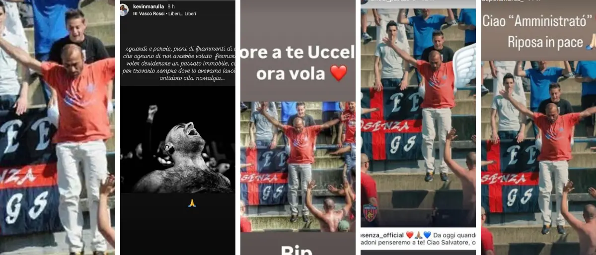 Un abbraccio in rossoblù: i messaggi degli ex Cosenza per la morte di Salvatore Iaccino