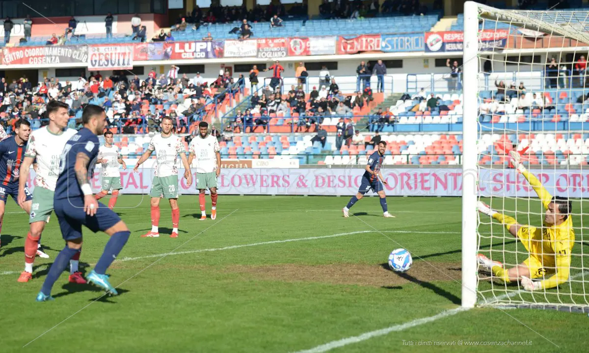 Cosenza-Palermo 0-3: il tabellino del match