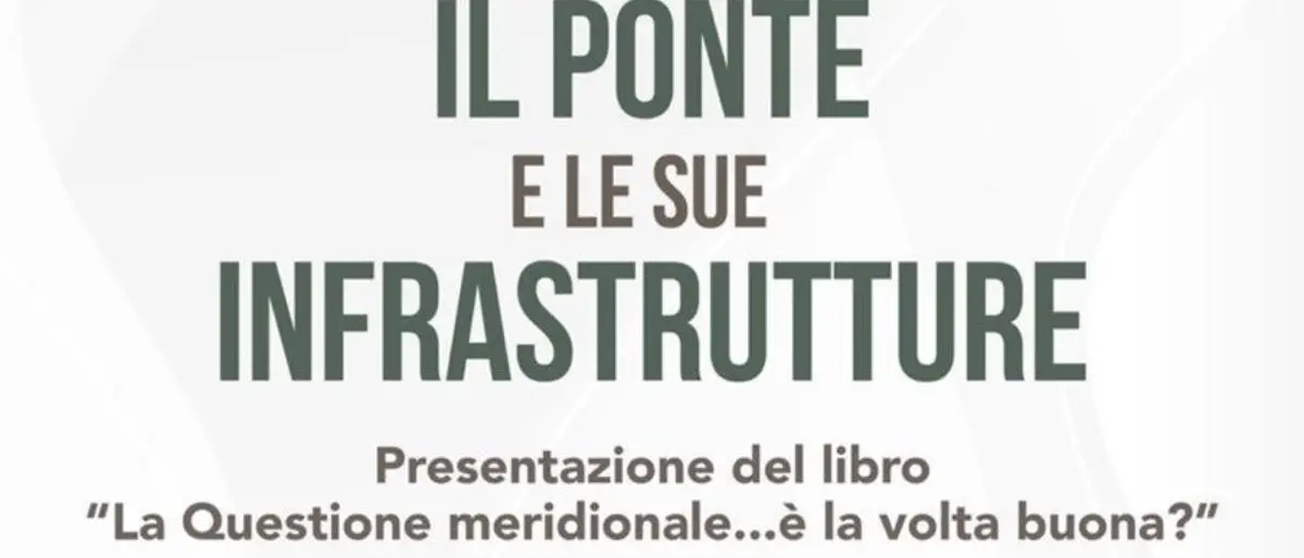 \"Il Ponte e le sue Infrastrutture\": secondo appuntamento con Giacomo Francesco Saccomanno a Cosenza
