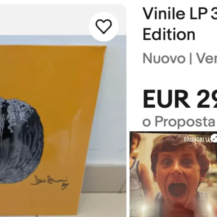 Brunori, su Ebay il suo disco limited edition ha già quadruplicato il suo valore