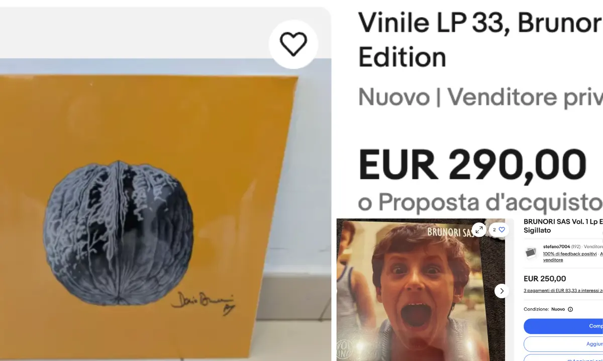 Brunori, su Ebay il suo disco limited edition ha già quadruplicato il suo valore