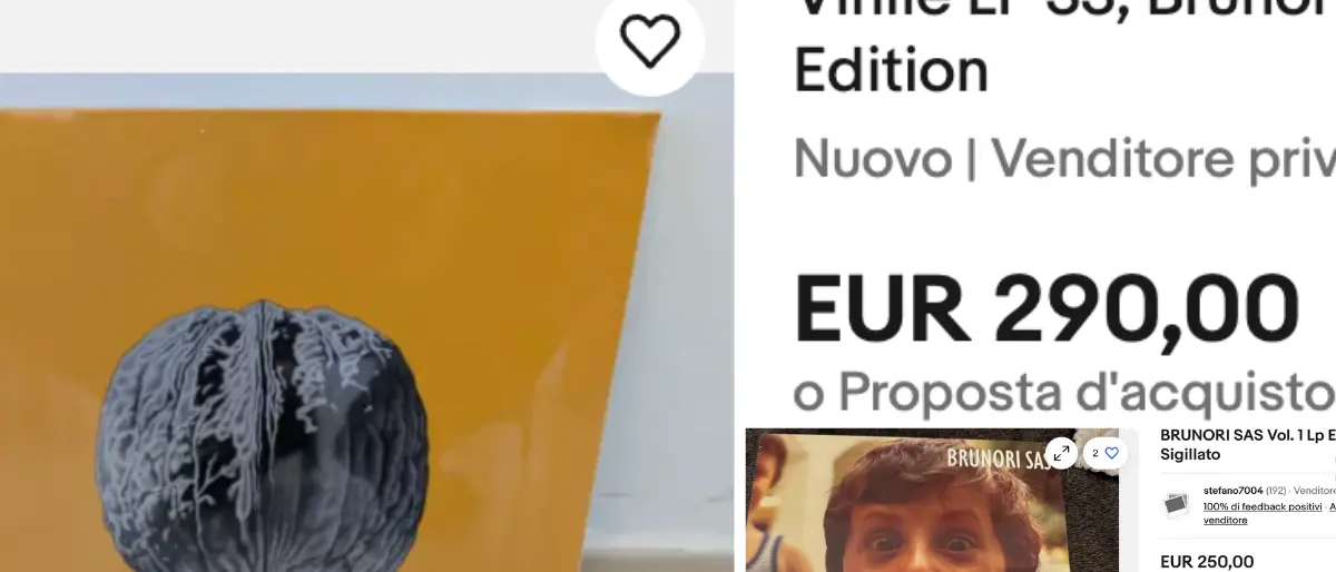 Brunori, su Ebay il suo disco limited edition ha già quadruplicato il suo valore