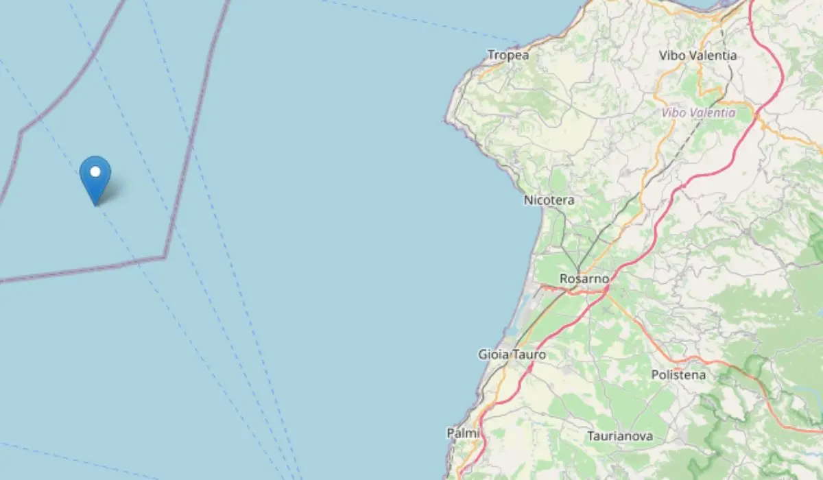 Forte scossa di terremoto in Calabria, epicentro e magnitudo del sisma