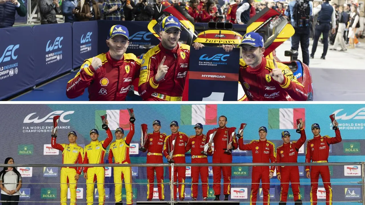 Tripletta Ferrari alla 1812km del Qatar, il cosentino Antonio Fuoco sul gradino più alto del podio