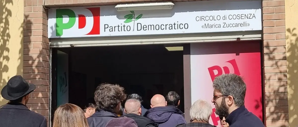 PD Cosenza, inaugurata la nuova sede del circolo cittadino in Via Rivocati