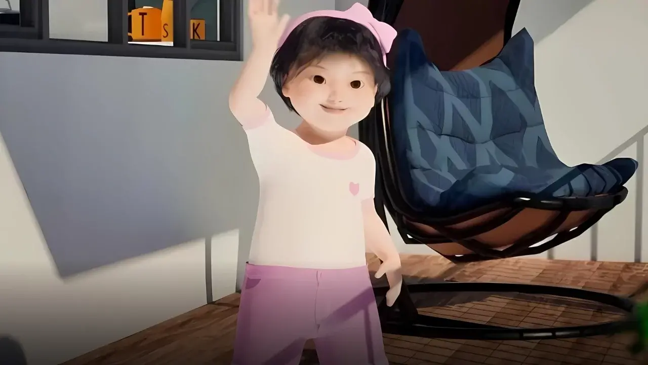 TongTong, l'umanoide bambina che cresce e impara come un vero essere umano