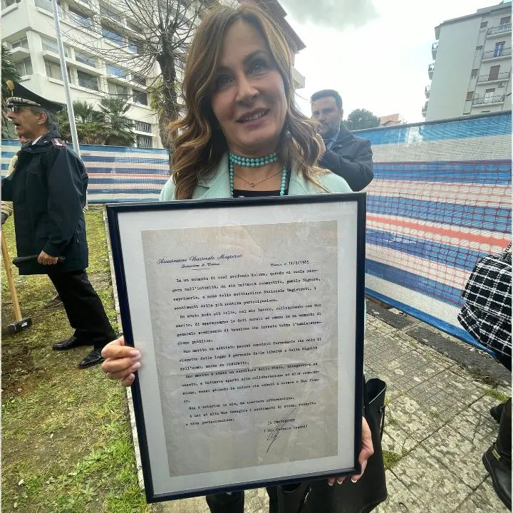 La lettera del presidente Carmelo Copani alla moglie di Sergio Cosmai: «Suo marito integerrimo ed onesto»