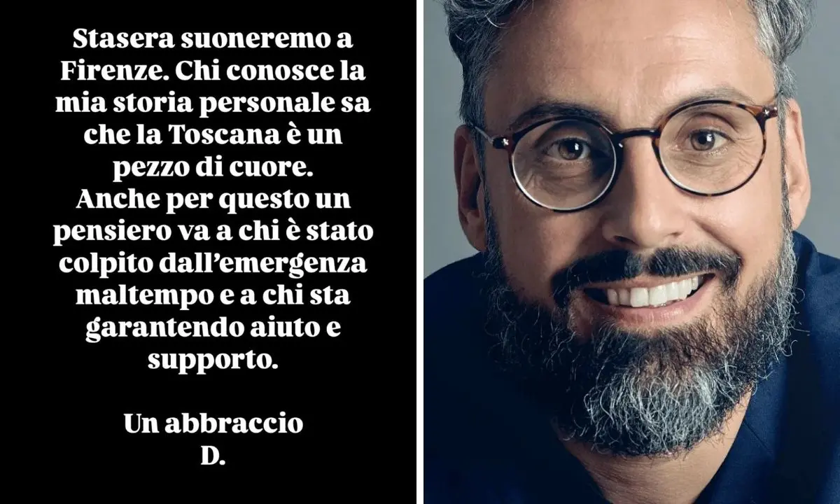 Brunori Sas in concerto a Firenze dopo il successo di Sanremo: «La Toscana è un pezzo di cuore»