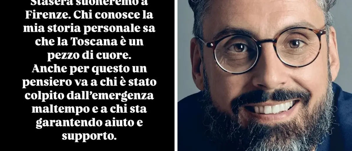 Brunori Sas in concerto a Firenze dopo il successo di Sanremo: «La Toscana è un pezzo di cuore»