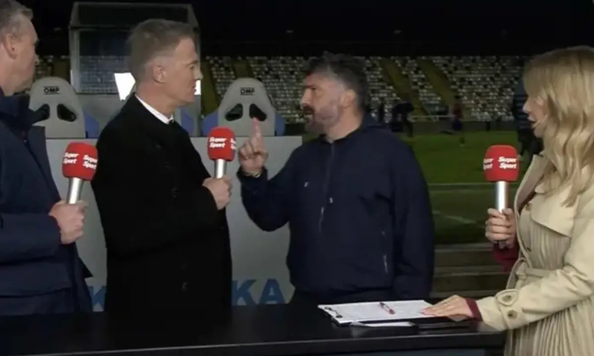 Gattuso furioso in diretta TV: scontro acceso con un opinionista croato