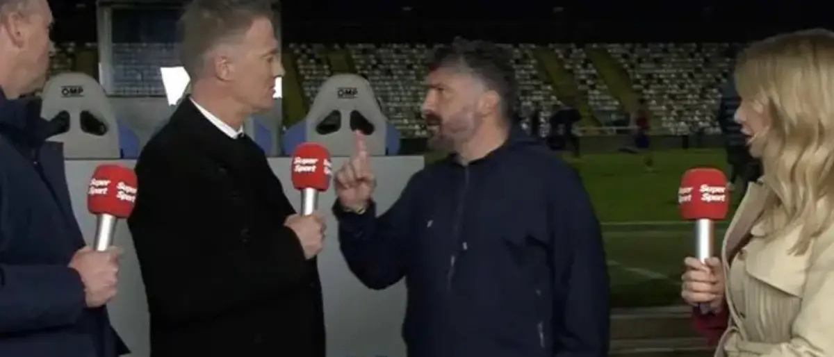 Gattuso furioso in diretta TV: scontro acceso con un opinionista croato