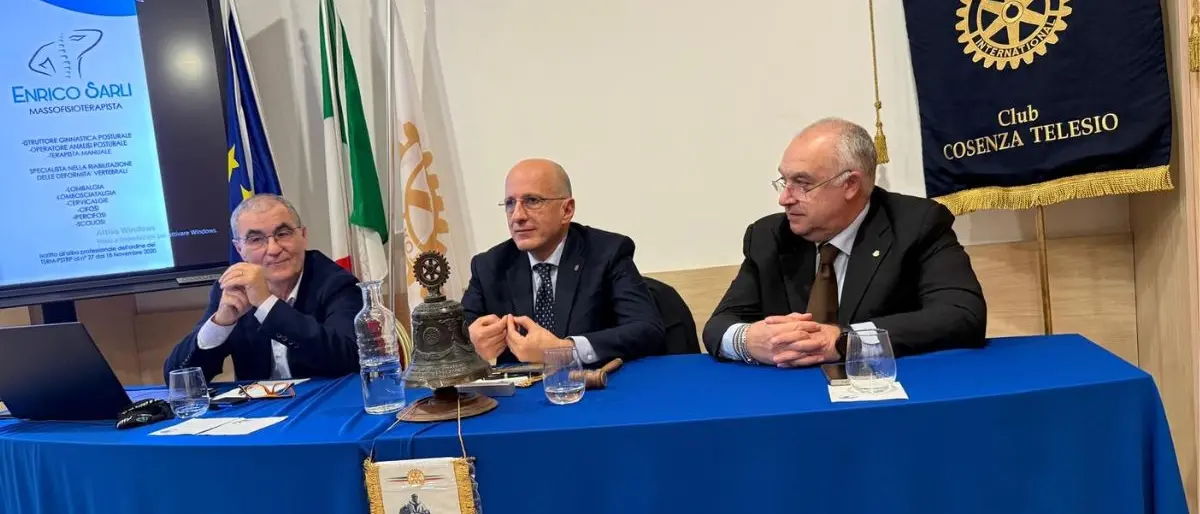Le deformità vertebrali in un dibattito organizzato dal Rotary Club Cosenza Telesio