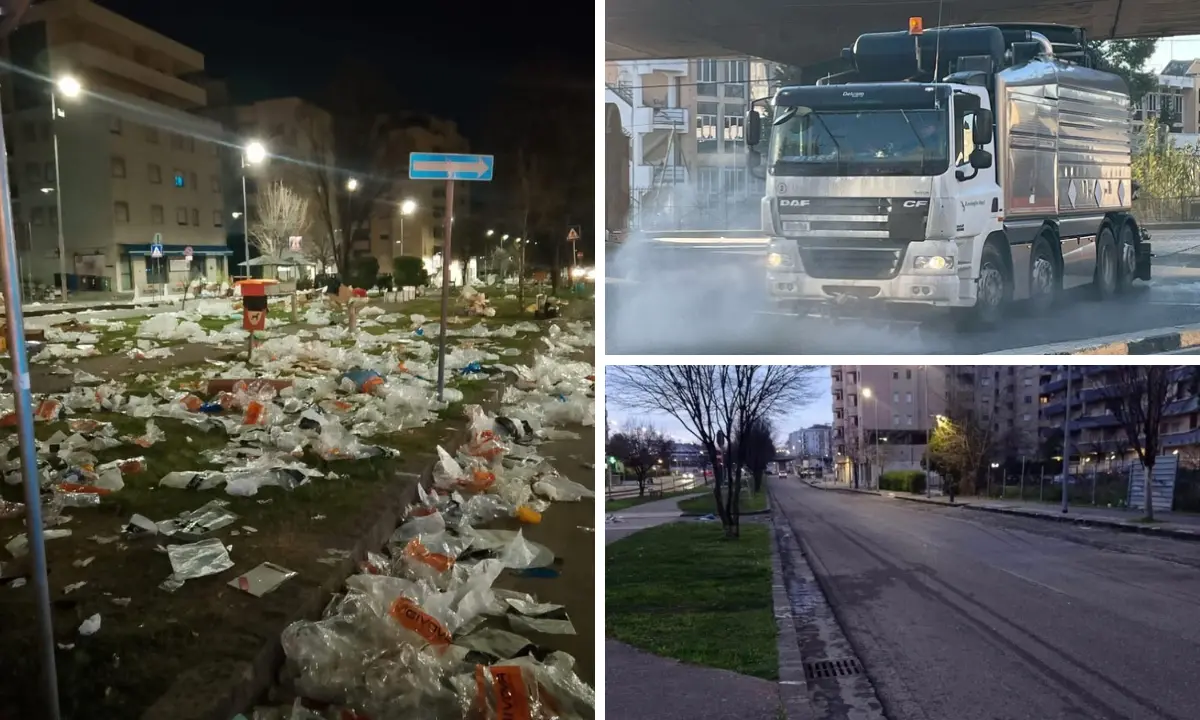 Cosenza, ripulite le strade e ripristinata la viabilità dopo la Fiera di San Giuseppe