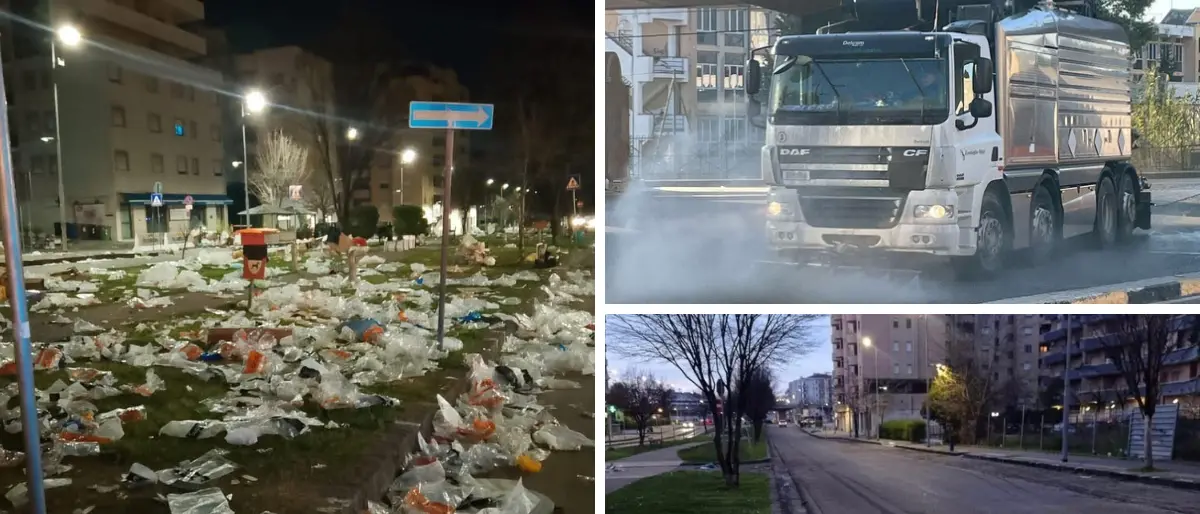 Cosenza, ripulite le strade e ripristinata la viabilità dopo la Fiera di San Giuseppe