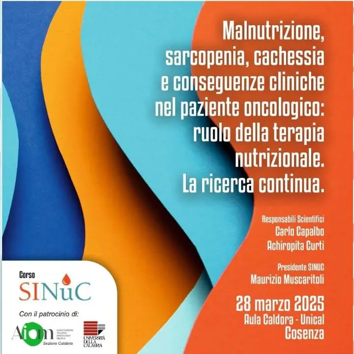 Cancro e nutrizione, gli esperti fanno il punto all'Unical