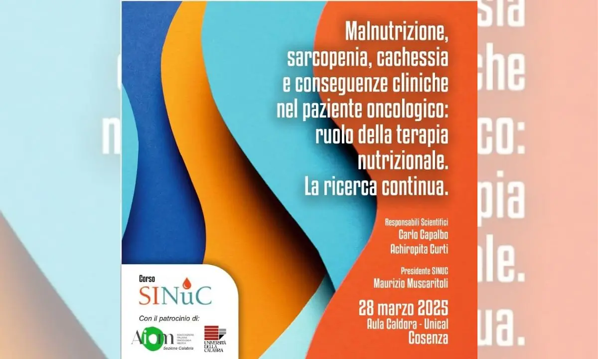 Cancro e nutrizione, gli esperti fanno il punto all'Unical