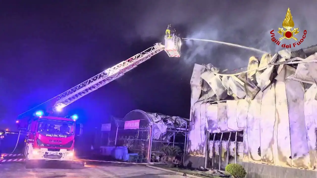 Incendio distrugge azienda a San Marco Argentano, la solidarietà di Franco Aceto