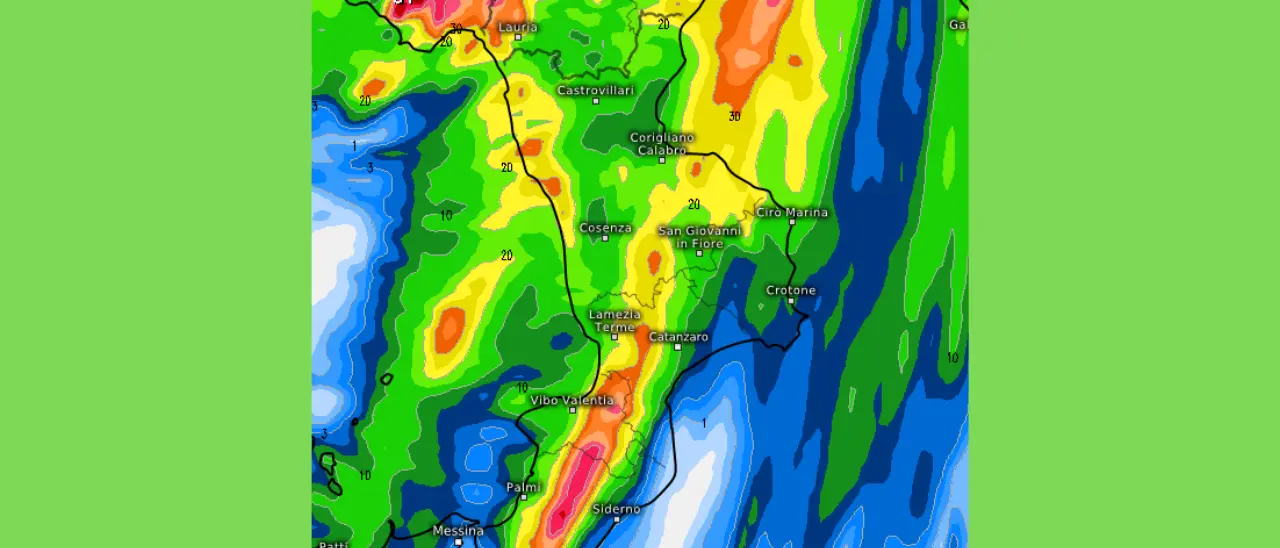 Colpo di coda dell'inverno: allerta arancione su tutta la Calabria