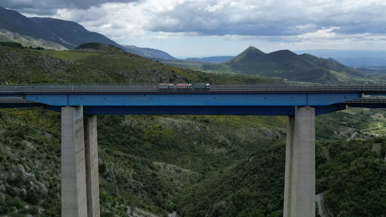 Morano Calabro, ispezione dell'Anas sul viadotto Rago dell'A2