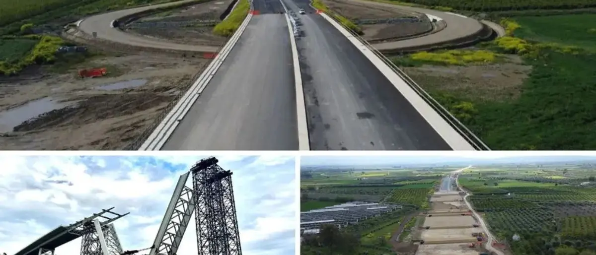 Statale 106 Jonica, il cantiere dei record: usato l'acciaio di 22 Torri Eiffel per collegare Roseto a Sibari