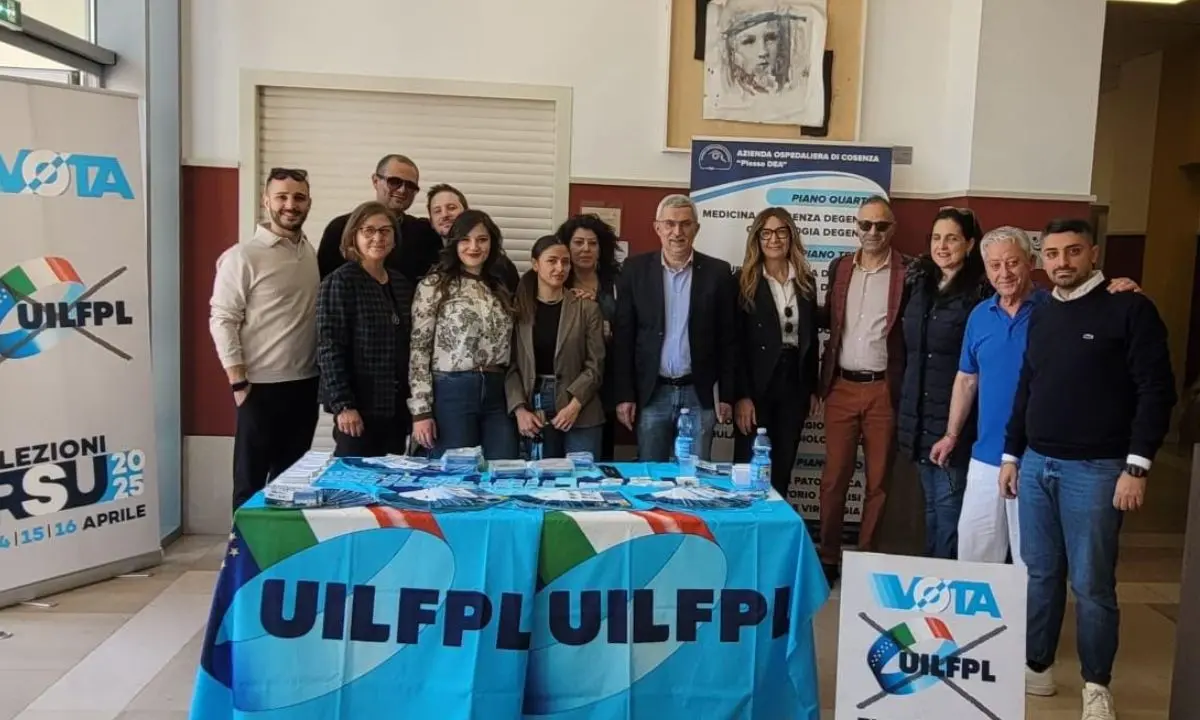 Elezioni Rsu, l'onda della Uil Fpl nell'Azienda ospedaliera di Cosenza