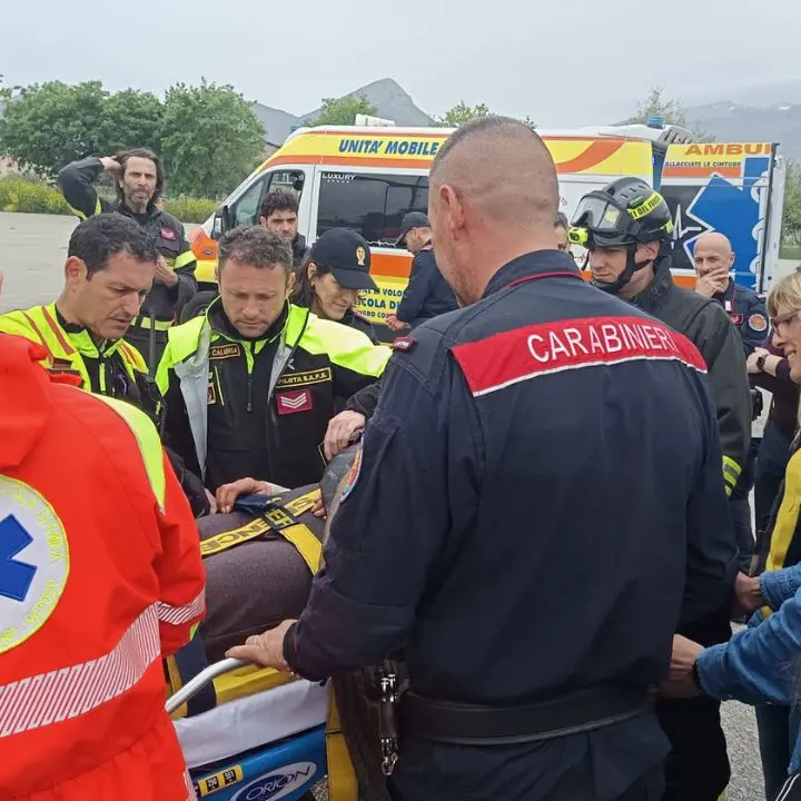 Ritrovata viva l’anziana scomparsa da Castrovillari: salvata grazie a un elicottero dei Vigili del Fuoco