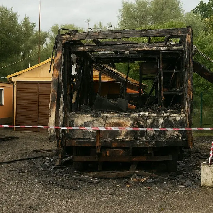 Corigliano Rossano, incendiato il camion di un venditore ambulante
