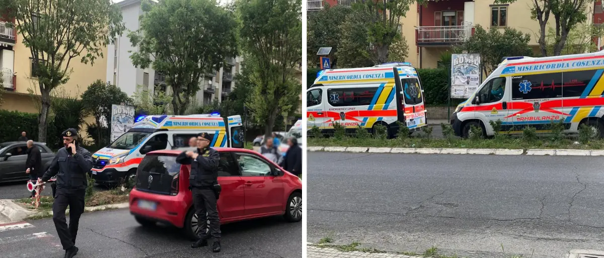 Cosenza, coppia di anziani attraversa la strada per andare a messa e viene investita da un'auto