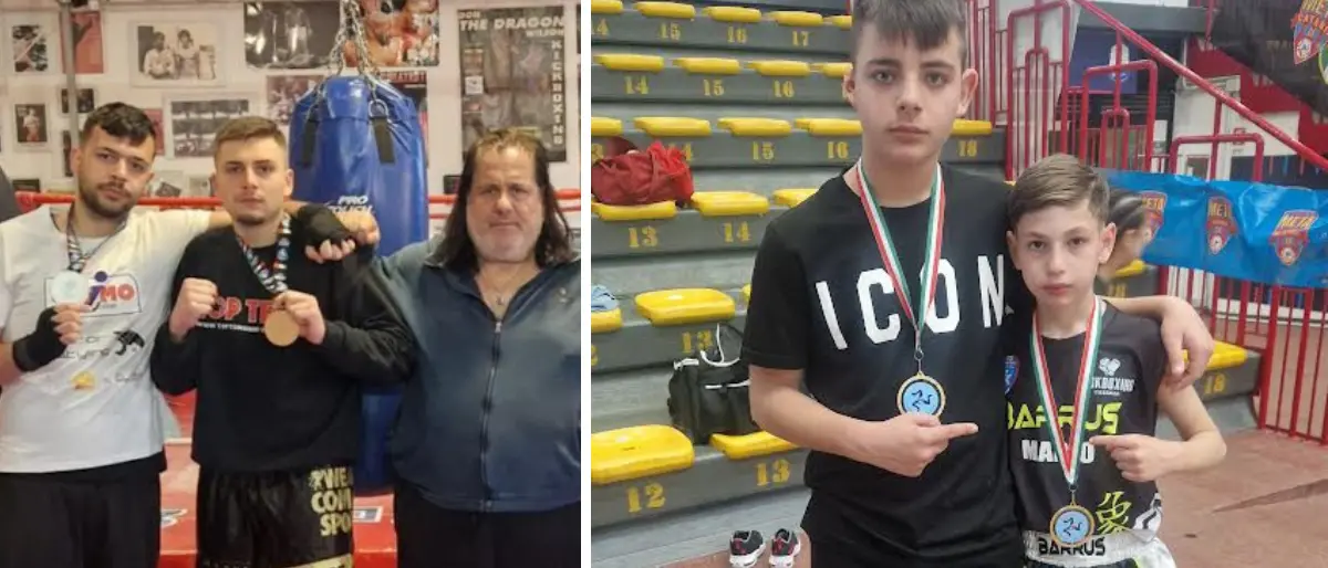 La Kickboxing Cosenza brilla al PalaCatania con quattro atleti sul podio