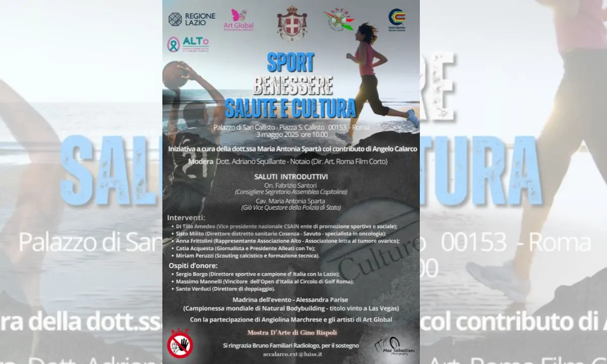 Sport e cultura, a Roma un importante convegno che \"parla\" calabrese