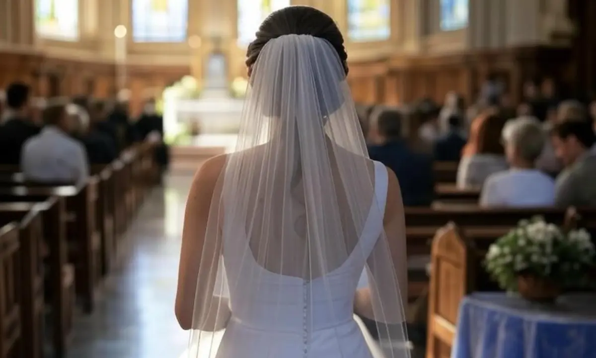 É sull’altare con la futura moglie, ma entra l’amante in abito da sposa. Caos in chiesa