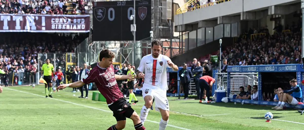Salernitana-Cosenza 3-1, notte fonda per i Lupi