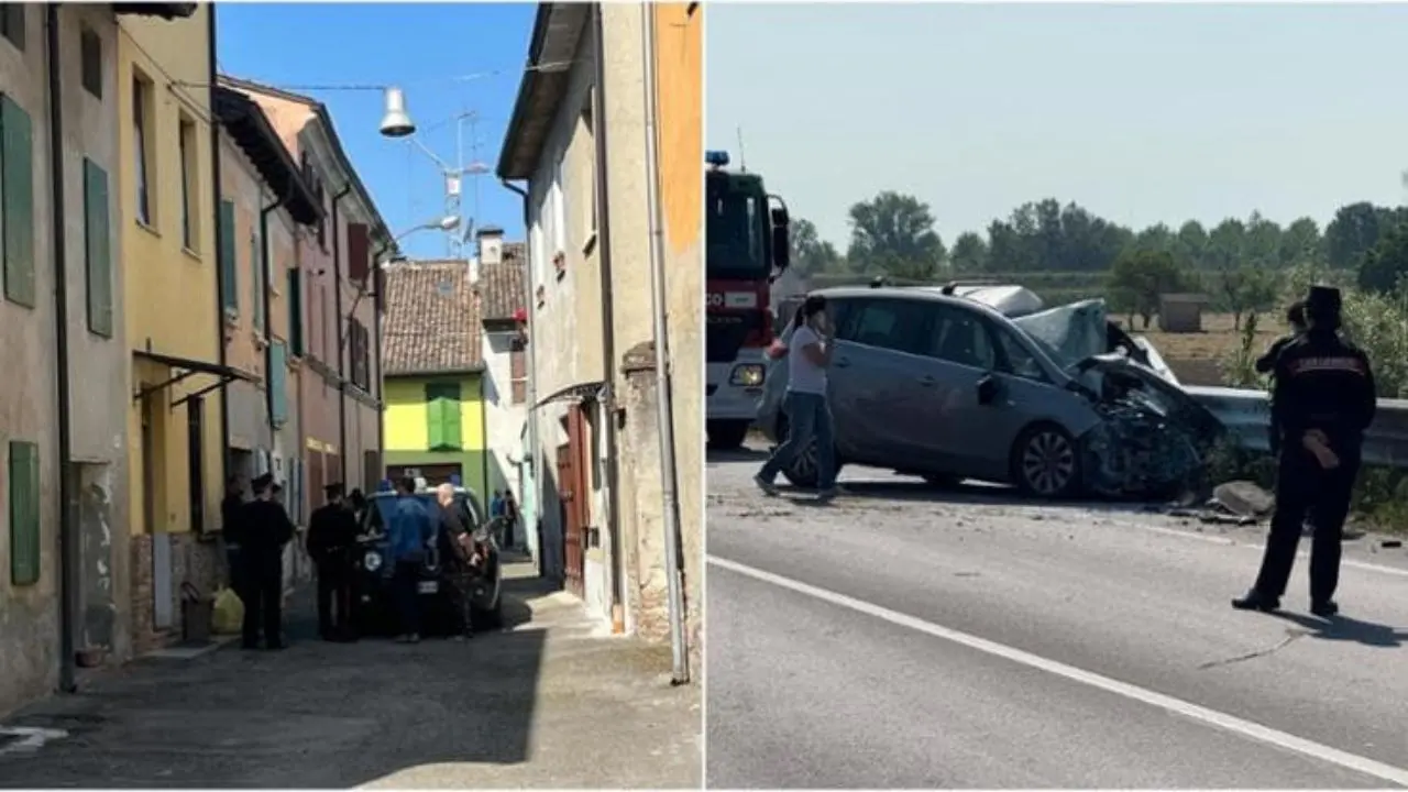 Parma, grave donna accoltellata dal marito davanti ai figli: lui si schianta con l'auto e muore