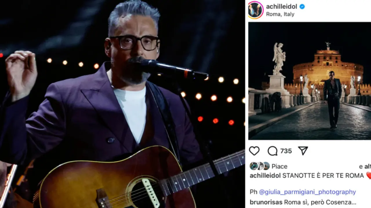 Brunori Sas, dopo il concertone siparietto con Achille Lauro: «Roma sì, però Cosenza… »