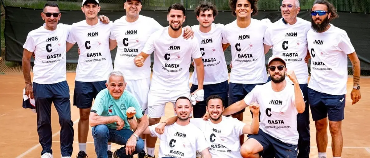 Polisportiva Acquappesa in festa: tirrenici campioni regionali nella Serie C del tennis