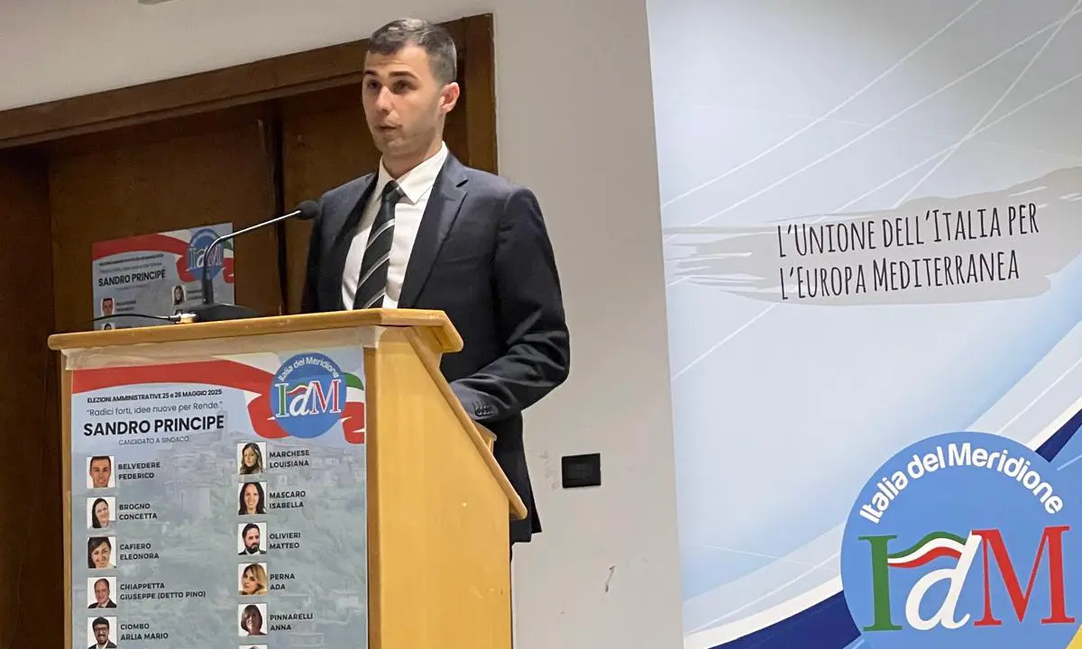 Elezioni Rende, Belvedere (Idm): «Voglio dare voce alle nuove generazioni»