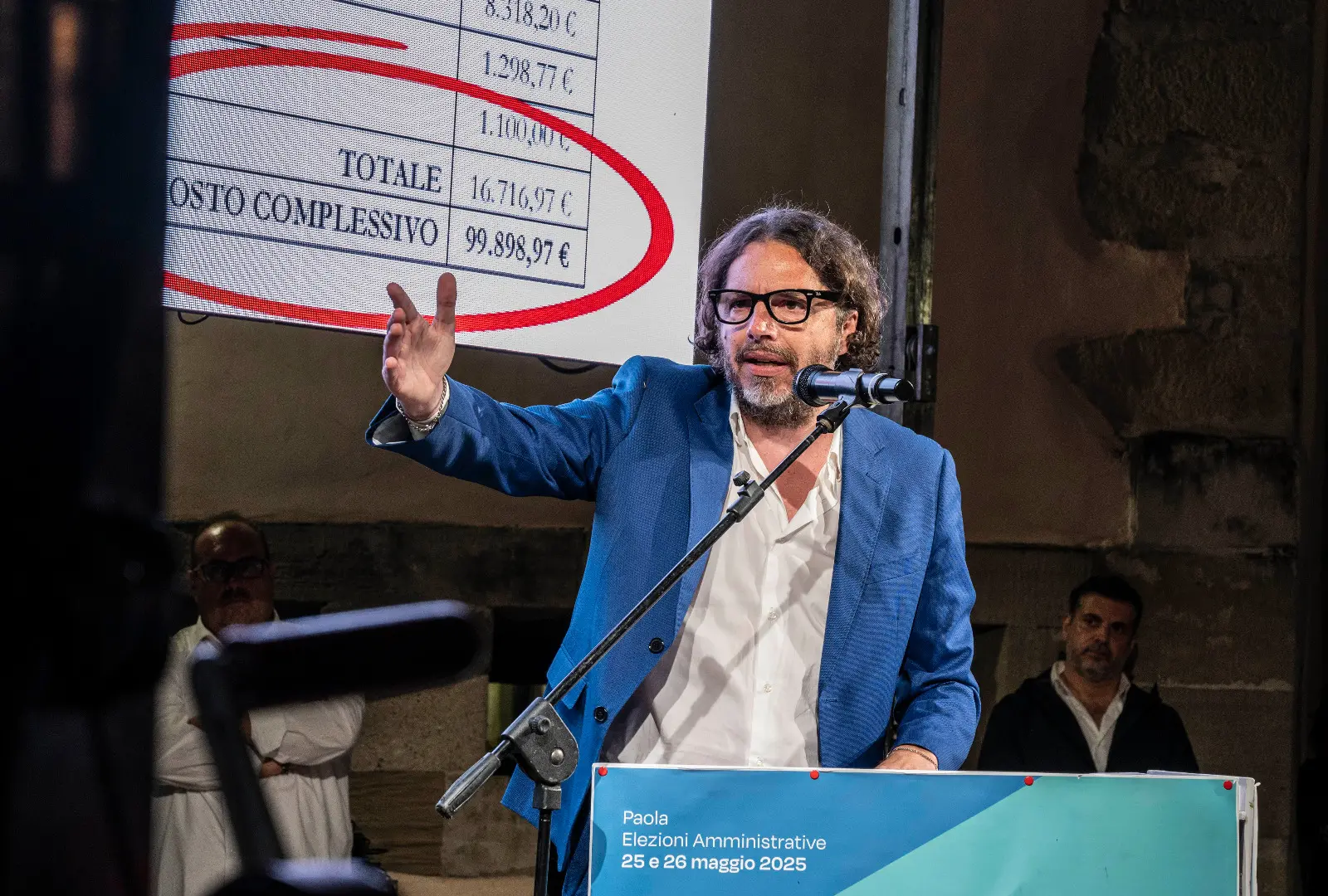 Elezioni a Paola, bagno di folla per il candidato Giovanni Politano