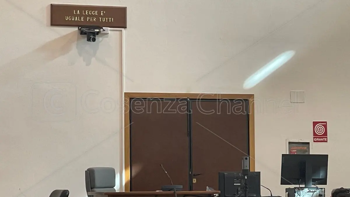 L\\'aula bunker di Castrovillari, dove si \\u00E8 tenuta la seconda parte del processo Reset