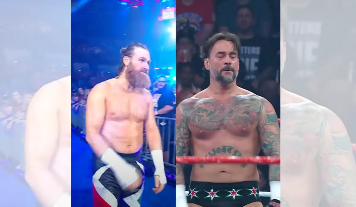 Sami Zayn e CM Punk con i colori della Palestina in WWE