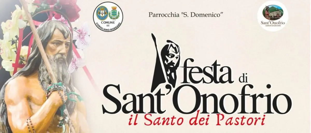 Corigliano Rossano celebra Sant’Onofrio: fede, tradizione e sapori nella Valle del Colagnati