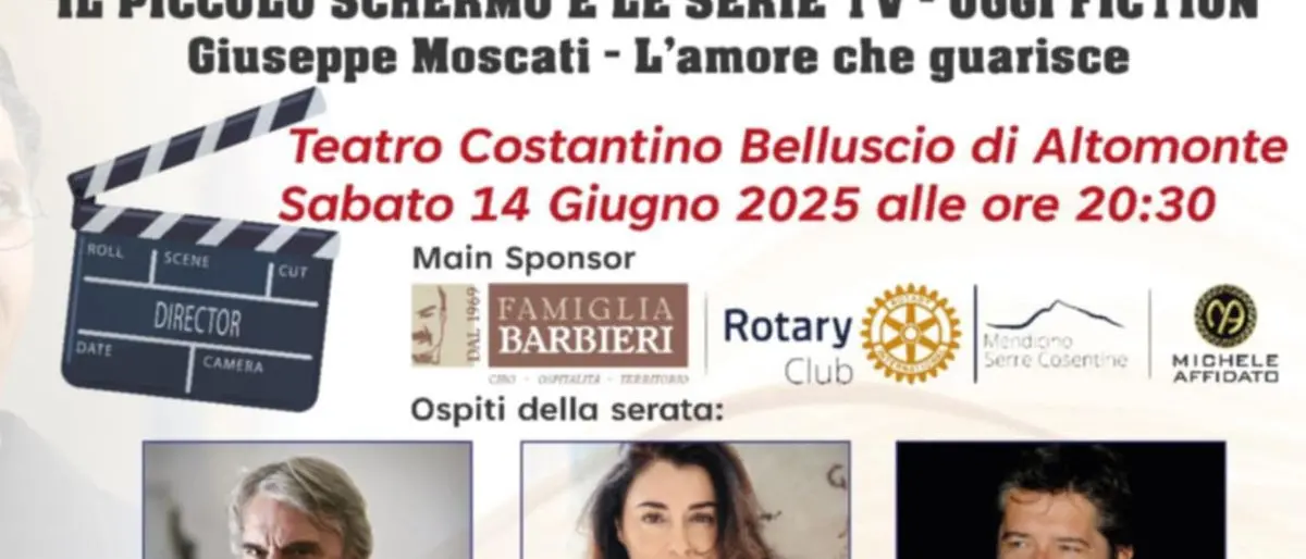 Altomonte celebra la fiction italiana: premi e omaggi a “Giuseppe Moscati – L’amore che guarisce”